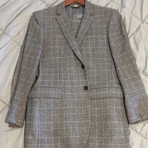 Men's fashion suit - Burberry - Wool - Gray Patterned